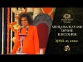 Rama navami divine discourse 2002  bhagawan sri sathya sai baba