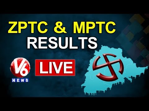 Telangana ZPTC, MPTC Election Results | LIVE | V6 News