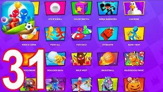 Stickman Party - Gameplay Walkthrough Part 31 - Random Funny MiniGames 1 2 3 4 Plyer Free New Update screenshot 5