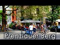 Walking Around Prenzlauer Berg, Berlin Germany  | 4k UHD | Natural Binaural Sounds