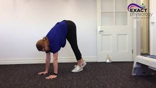 How to correctly complete the Inchworm exercise