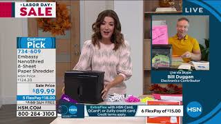 Embassy NanoShred 8Sheet Paper Shredder