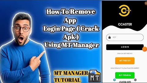 How To Remove A Login Page From An App Using MT Manager /How To Crack Apk Login Page Full Hack Guide
