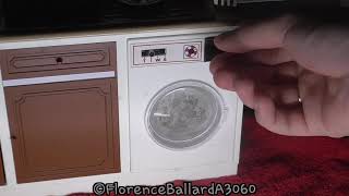 Toy Washing Machine Unboxing - 1980s Pedigree Sindy Washing Machine & Kitchen