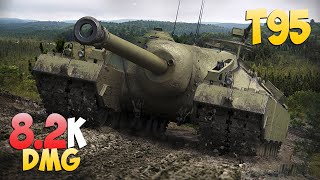 T95 - 6 Kills 8.2K DMG - Fleshy! - World Of Tanks