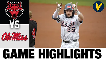 Arkansas State vs #1 Ole Miss Highlights | 2.24.2020 | 2021 College Baseball Highlights