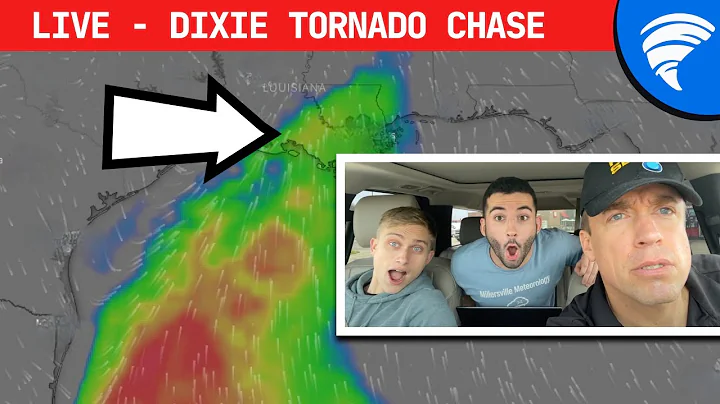 Live Tornado Chase in southern Dixie Alley continues