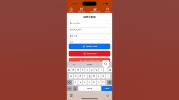 GoProtein - How to Managing Foods in the app