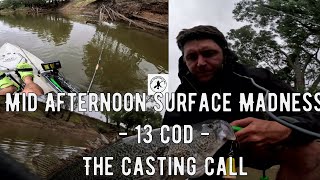 Mid Afternoon Surface Madness - 13 Murray Cod - The Casting Call