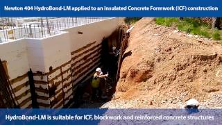 Seamless Rubber Waterproofing Membrane, Newton HydroBond-LM