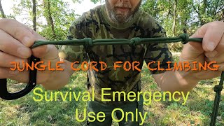 Jungle Cord For Emergency Survival Climbing Using 750 Paracord