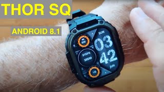 ZEBLAZE THOR SQ Android 8.1 AMOLED 2.13” Square Screen 2GB/16GB 4G GPS Smartwatch: Unbox & 1st Look screenshot 2