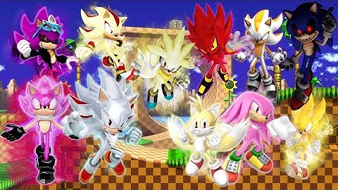 Sonic Characters  And All Their Transformations