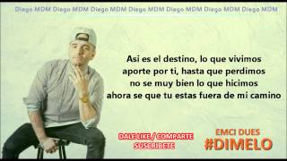 Video thumbnail of "Emcidues - Dímelo (LETRA) | Diego MDM"