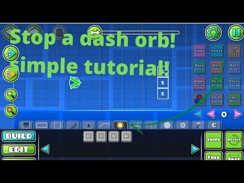 How To Stop A Dash Orb In Geometry Dash!! (Super Simple!) (Tutorial #1 ...