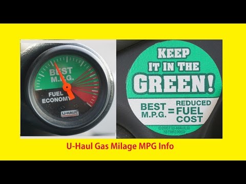 Video: Xe tải Uhaul đi được bao nhiêu km đến một gallon?