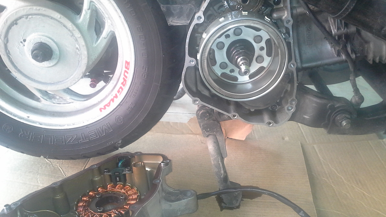 Como Trocar o Estator Da (Burgman 125i)