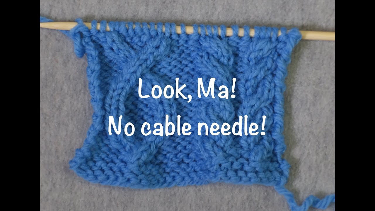 tutorial – cabling without a cable needle - La Visch Designs