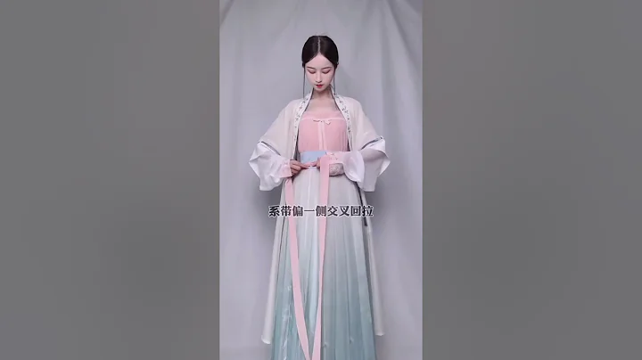 Hanfu belt knotting tutorial. Chinese traditional clothes, hanfu. #Hanfu - DayDayNews