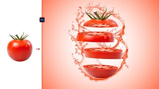 Tomato Slice in Photoshop | Simple Trick #photoshop #2024