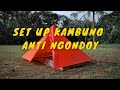 CARA SETUP TARP TENT BIG ADVENTURE KAMBUNO ANTI NGONDOY