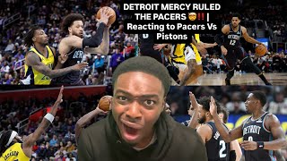 DETROIT MERCY RULED THE PACERS!! | Reacting to Pacers Vs Pistons | 1/17/26