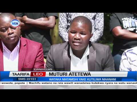 Makundi Ya Vijana Yamtetea Waziri Justin Muturi Wataka Matamshi Yake Kutiliwa Maanani