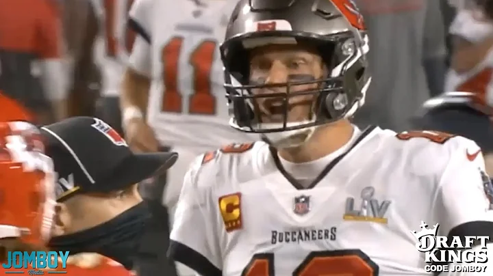 Brady and Mathieu trash talk during the super bowl...