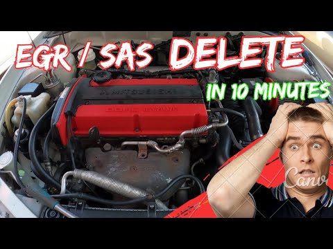 Mitsubishi Evo 4g63t - EGR / SAS DELETE - Before and After