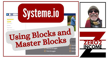 Working with Blocks and Master Blocks in Systeme.io - Tips