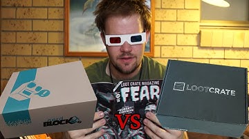 Loot Crate vs Nerd Block October 2014 "Fear vs Superhero"