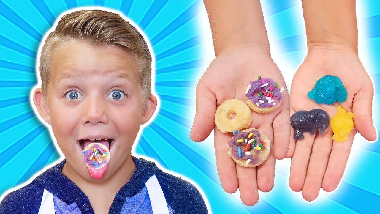 Mini Candy Food vs Real Food!