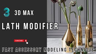 Celebrity Fast accessory modeling technique |Lathe modifier Profile
