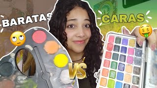 ACUARELAS BARATAS vs CARAS!!✨ ¿Cuál es mejor?// SamyART