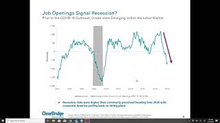 Webinar: The Anatomy of a Recession  What to Look for and Where We’re Headed