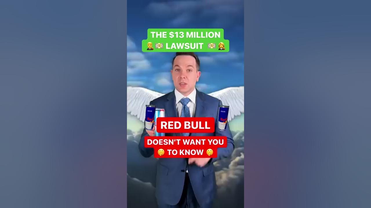 industri Slid Ved daggry He Sued Red Bull For $13 MILLION! Red Bull Does NOT Give You Wings #Shorts  #energy #law - YouTube