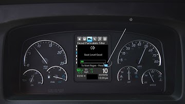 Freightliner Cascadia ICU Dash   Navigation of Vehicle Operations