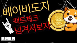 베이비도지 코인 최근 이슈 팩트체크 밈코인은 안죽는다...그리고 쿼크체인 수익 아싸뵹