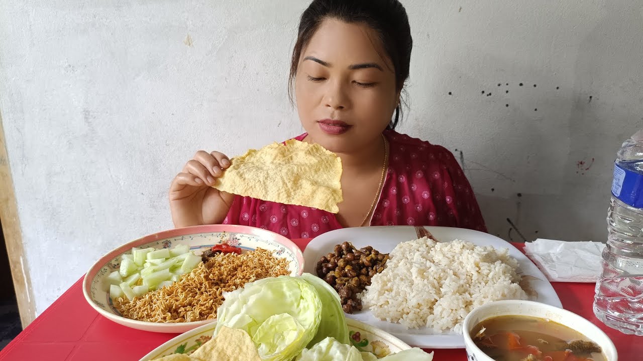 My 4th  Mukbang! Achamba yumgi yensang chajaba! #manipurifood #mukbang #food #traditionalfood