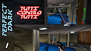 Perfect Dark (N64) Tutti contro tutti - dataDyne Central: Defection (Agent) screenshot 5