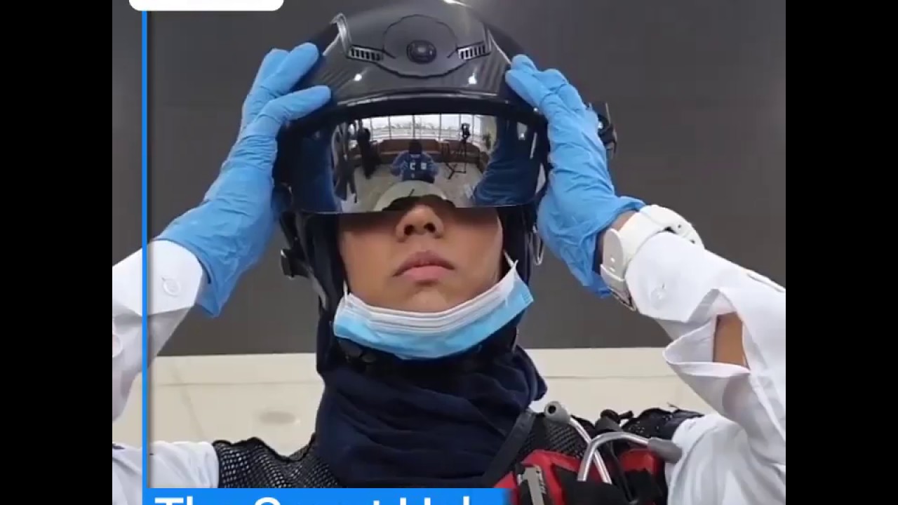 Smart Helmet - Anti COVID-19 Robots