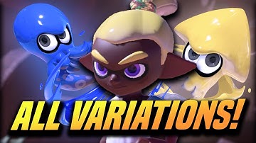 ALL Squid Roll and Surge Techniques in Splatoon 3