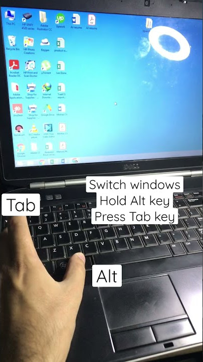 Learn how to switch between windows with keyboard shortcuts