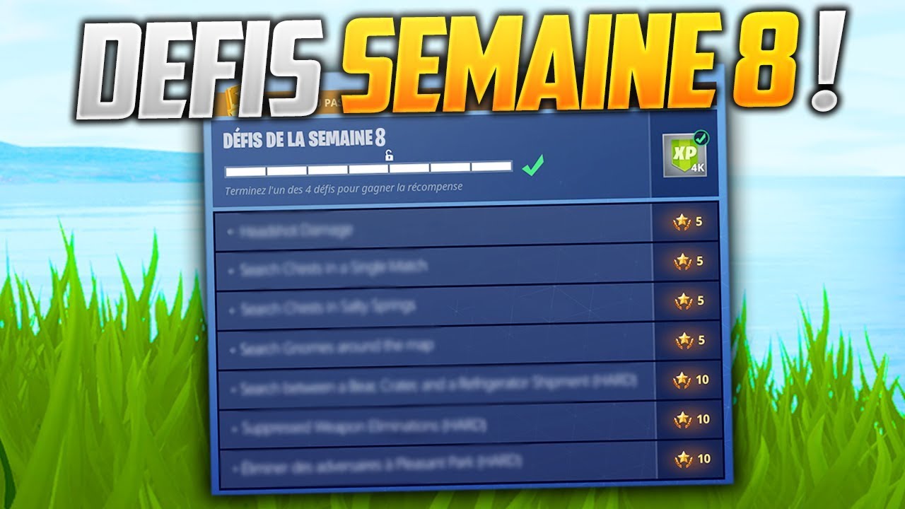 Fortnite Defis Semaine 7 Saison 8 How To Get Free V Bucks