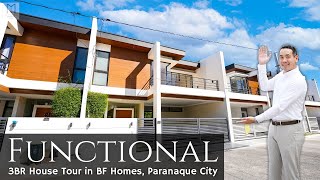 House Tour P73 · Inside a SENSIBLE Family Starter Home · BF Homes Paranaque 3BR Townhouse for Sale