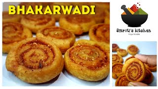 BHAKARWADI RECIPE || TEA TIME SNACKS BHAKARWADI