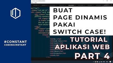#PART4 APLIKASI WEB PAGE DINAMIS SWITCH CASE PEMROGRAMAN PHP