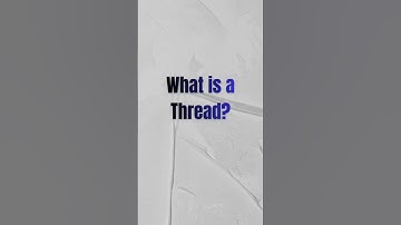What is a Thread in Operating System ? ⚡🧵