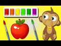 Phalo Ke Rang Pehchano | Fruit Coloring With Mango | Educational Videos For Kids