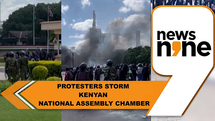 Protesters storm Kenyan National Assembly chamber, record videos and click selfies